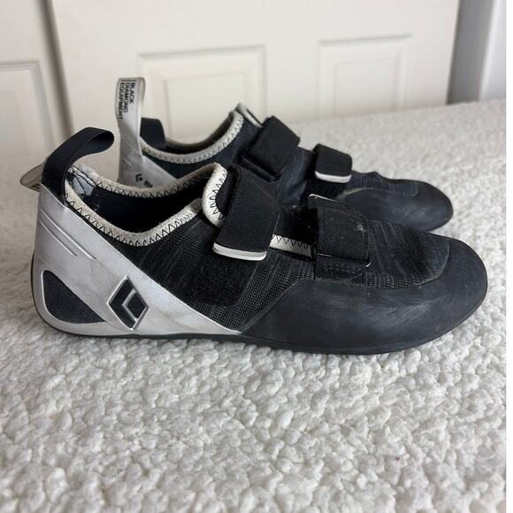 Black Diamond Momentum Climbing Shoes Mens 9.5 Womens 10.5 Black/White